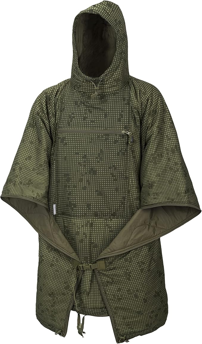 Helikon-Tex Swagman Roll Military Poncho - Multi-purpose Poncho &amp Emergency Poncho - Survival Gear - Woobie Blanket &amp Jacket