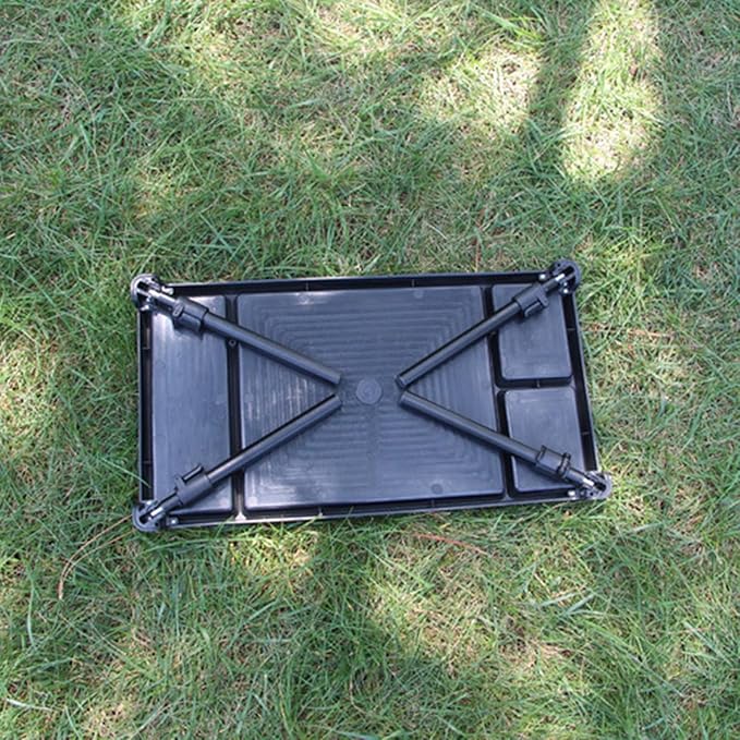 Picnics Hiking Fishing Table with Extendable Leg Folding Baits Tables Portable Picnics Desk for Outdoor Cooking Hiking