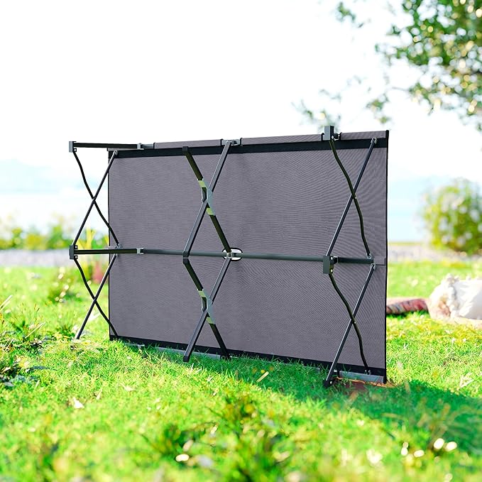 Outsunny 2 Person Folding Camping Cot for Adults 50 Extra Wide Outdoor Portable Sleeping Cot with Carry Bag Elevated Camping Bed Beach Hiking Grey