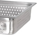Carlisle FoodService Products 607004P DuraPan Light Gauge Stainless Steel Full-Size Perforated Steam Table Food Pan 4 Deep (Pack of 6)