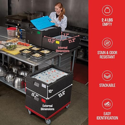 Cambro Epp160110 Cam Gobox Full-Size Top Load 6 Deep 1 Each