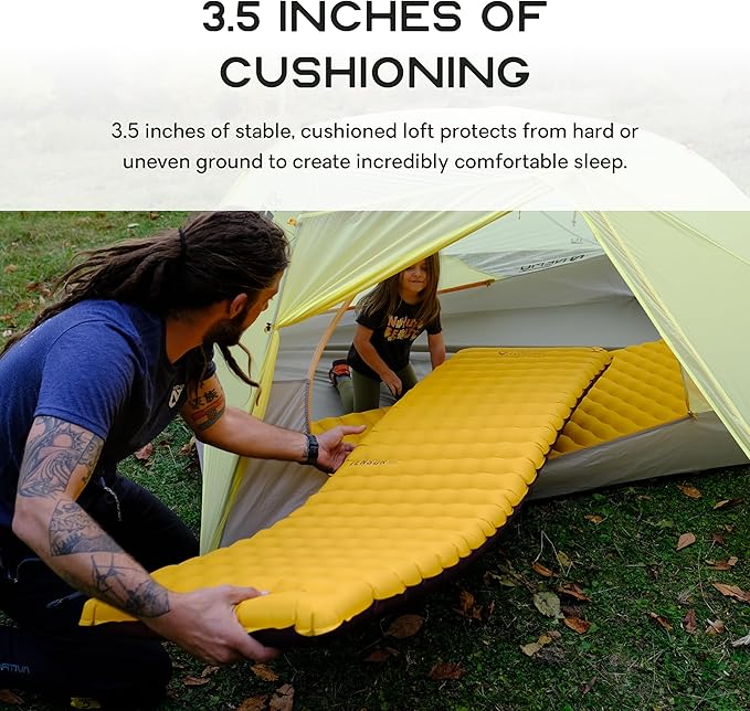 Nemo Equipment Tensor Trail Ultralight Insulated Sleeping Pad - Regular Wide (72x25) - Mango/Huckleberry