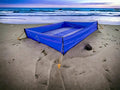 Sandproof Beach Walled Blanket Outdoors Beach Blanket with Sides Fitted Sheet Water Resistant Portable and Lightweight Outdoors Playpen for Sand and Grass