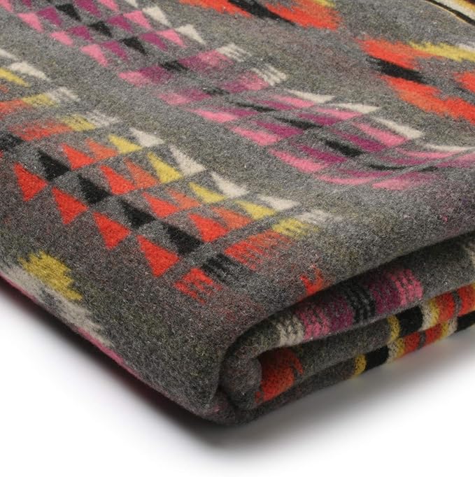 Ruth&ampBoaz Outdoor Wool Blend Blanket Ethnic Inka Pattern(T)