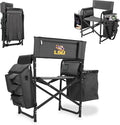 NCAA LSU Tigers Fusion Camping Chair with Side Table and Soft Cooler - Beach Chair for Adults - Lawn Chair