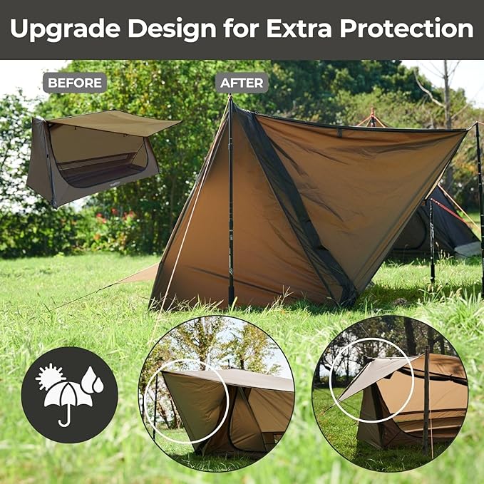 onewind Ultralight One Person Bivy Tent Backpacking Tent for Single Person Waterproof Silnylon Lightweight for Camping Backpacking Hiking NO Trekking Pole