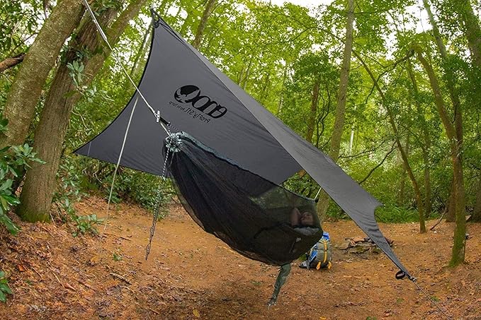 ENO Eagles Nest Outfitters SubLink Lightweight Shelter System with Hammock Straps Bug Net and Rain Tarp
