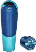 Lucky Bums Youth Serenity II 25F/-4C Temperature Rated Mummy Style Sleeping Bag Compressing Carry Bag Included
