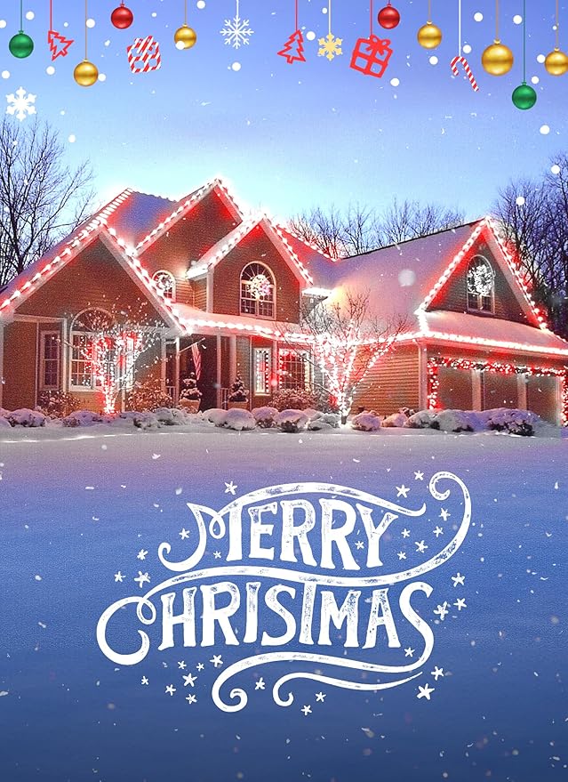 100 Feet Commercia Led Outdoor Christmas Lights Waterproof C9 Christmas String Lights with 100 C9 Strawberry Bulbs Connectable UL Certified for Roofline Patio Holiday Party Backyard Xmas Decor