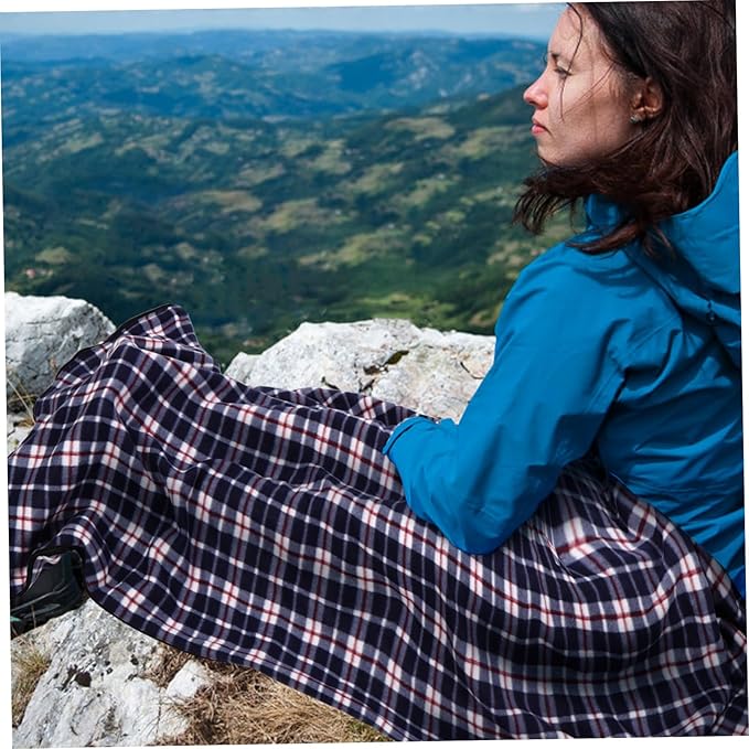Lightweight Fleece Lined Down Inner Liner for Outdoor Camping Hiking Picnic Portable Warm Sleep Sack for Adults Machine Washable and Compact Travel Accessory