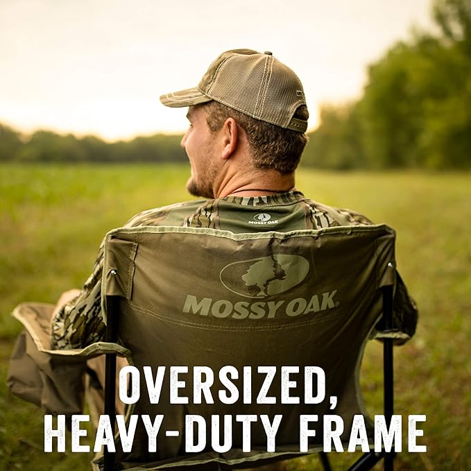 Mossy Oak Heavy Duty Folding Camping Chairs Lawn Chair