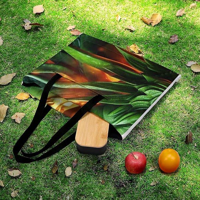Zipper Chinese Dragon Style Picnic Mat Suitable for Travel Camping Park Or Home Use
