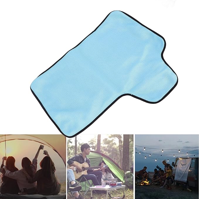 Heated Sleeping Bag Liner Portable Lightweight Polyester Heated Sleeping Bag Pad Portable Compact Bag for Camping Hiking