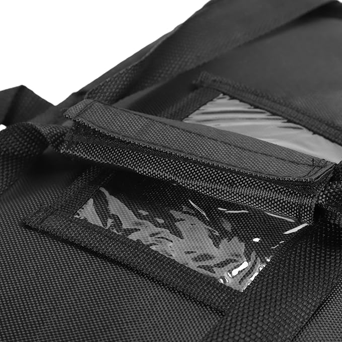 Asixxsix Insulated Food Delivery Bag Expandable Food Delivery Backpack with Water Proof Material for Pizza and Takeout