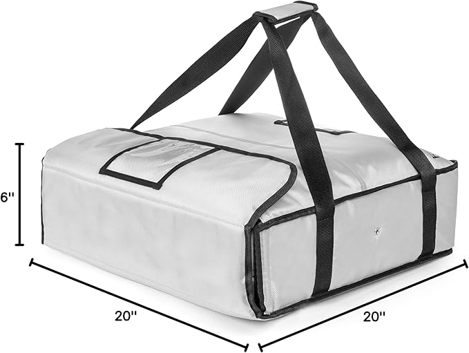 Homevative Electric Heated &amp Insulated Pizza &amp Food Delivery Bag. Home Outlet &amp Car Power Plugs Included Holds 3 Large Pizza Boxes