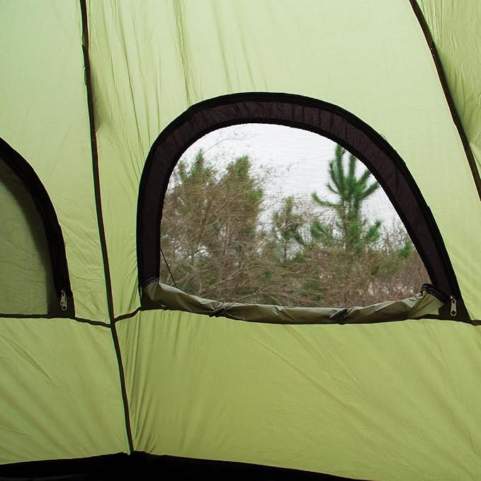Intense Wilderness Survival Gear Four-Person Teepee Tent | Lightweight Weather-Resistant Camping Shelter | Easy Setup | Durable Fabric | Ventilation | Carry Bag for Outdoor Adventures