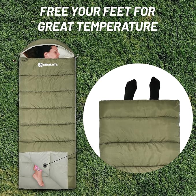 Backpacking Sleeping Bags for Adults Unzip to Blanket Waterproof Lightweight Camping Portable Sleeping Bags Outdoor Travel Hiking