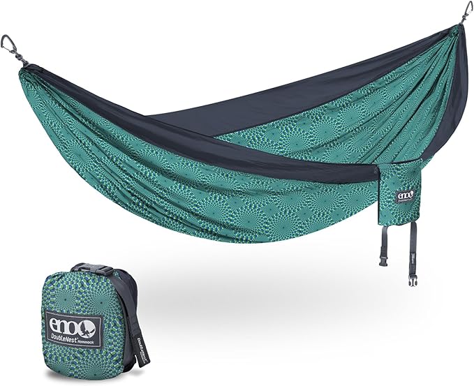 ENO Eagles Nest Outfitters DoubleNest Lightweight Camping Hammock 1 to 2 Person Special Edition Colors ATC