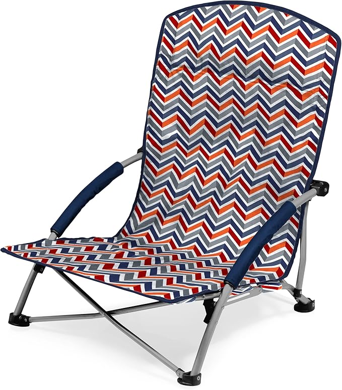 ONIVA - a Picnic Time brand - Tranquility Beach Chair with Carry Bag - Low Beach Chair