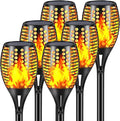 Aityvert Upgraded Larger Solar Torch Lights Waterproof Outdoor Dancing Flames Light Flickering Flames Garden Light Landscape Decoration Pathway Patio Lights 43 96 LED (6 Pack)