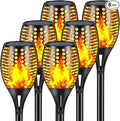 Aityvert Solar Lights - 43 Flickering Flames Torch Lights for Outdoor Waterproof Landscape Decoration Dusk to Dawn Auto On/Off Security (6 Pack)