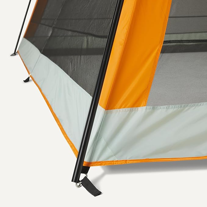 Amazon Basics Screened Canopy Tent 12 x 12 ft with Zippered Enclosure UPF50+ Sun Protection Bug-Free Outdoor Shelter for Camping Parties and Events