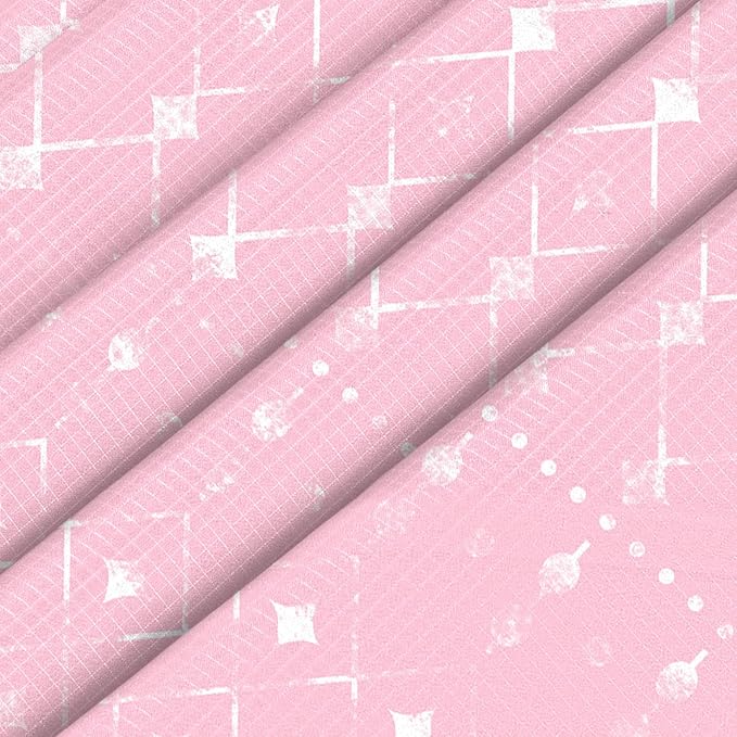 BEW Beach Blanket Waterproof Sandproof Moroccan Blythe Pink Picnic Blankets 86''×78'' Large Beach Mat Sand Free for 2-4 Adult Compact Quick Drying Outdoor Blanket Beach Essentials Must Have