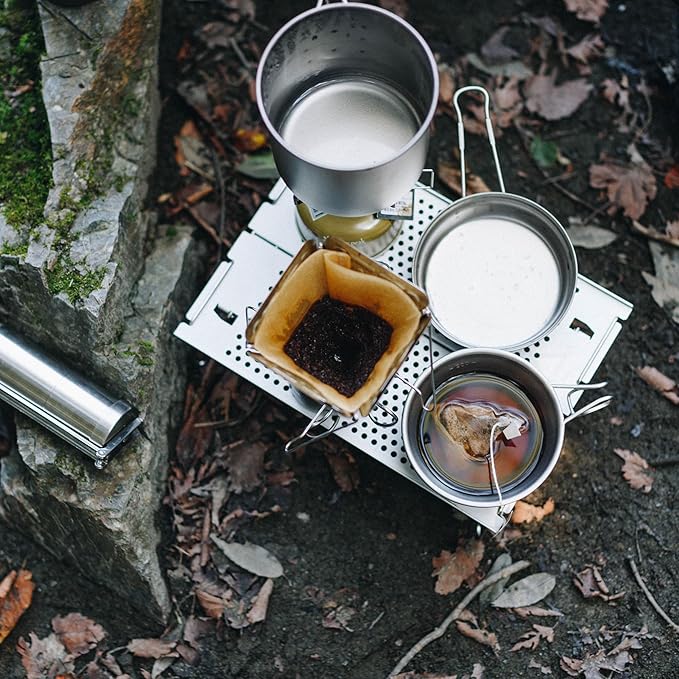 Snow Peak’s Ozen Solo Table SLV-171 Aluminium Lightweight for Backpacking Designed in Japan Lifetime Product Guarantee