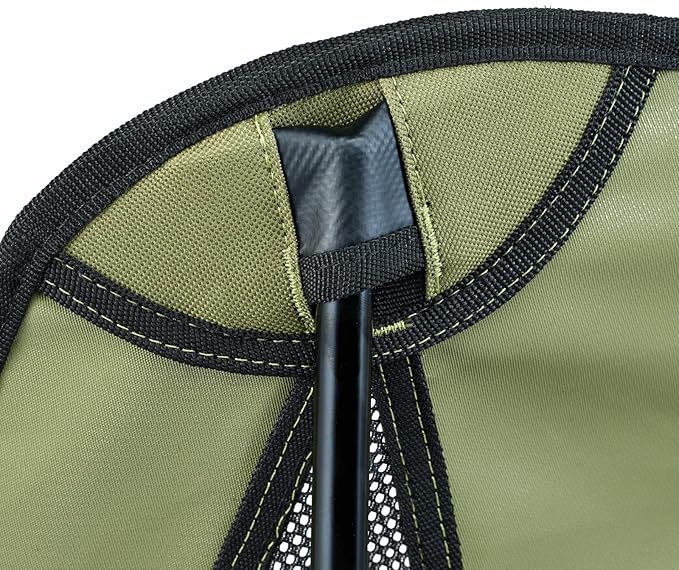 Lightweight Portable Camping ChairSturdy with X-Frame120kg CapacityFoldable with Carry BagQuick Setup for OutdoorHikingBeachBackpacking (Avocado Green)
