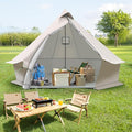 Yurt Tent 118 x 118 x 79 in 4-Season Camping Tent with Stove Jack 2-3 Person Oxford Tents Waterproof Bell Tent and Windproof Easy SetupTraveling Hiking Picnic