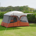 Vidalido Tents6-8 Person Camping Tent with Extended Vestibule2 Room Weather Resistant Family TentsEasy Install Waterproof Outdoor Tent for Backpacking and Camping Hiking