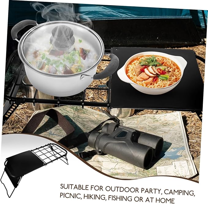 Portable Table Camping Lightweight Folding Camp Table Metal Legs for Outdoor Use