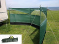 Windbreaker Privacy Camping Screen 3 Panel Blocker Garden Beach 197 x 60 (Forest Green)
