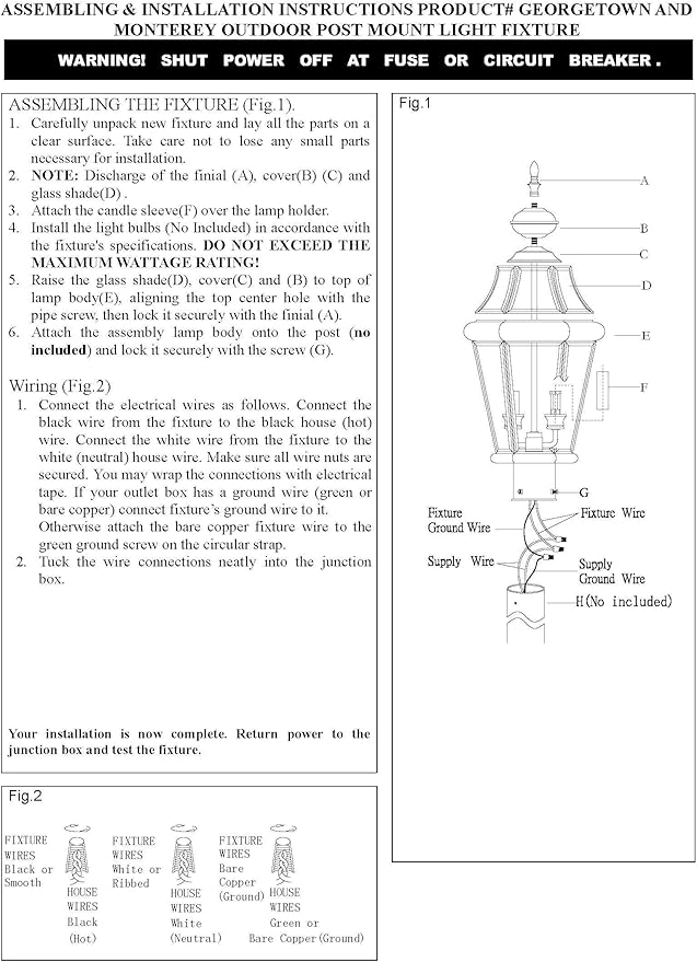 Livex Lighting 2354-06 Outdoor Post with Clear Beveled Glass Shades Verdigris