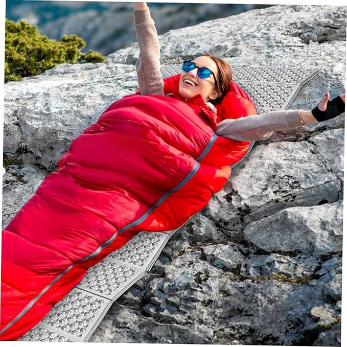 Folding Camping Mat 186 * 60cm Waterproof Egg Crate Foam Sleeping Pad Portable Insulated Thermal Camping Pad for Hiking and Backpacking