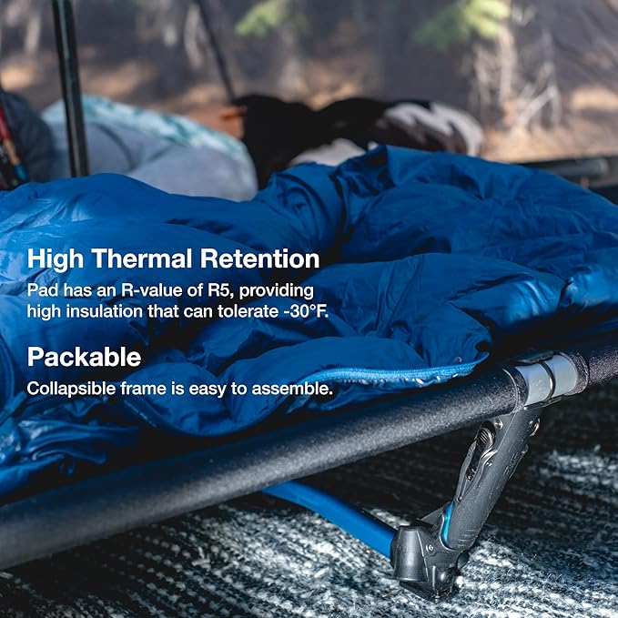 Helinox Cot One Insulated Lightweight Compact Collapsible Portable Four Season Camping Cot (2026)