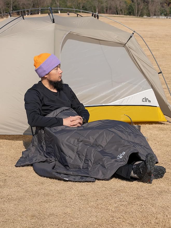 iClimb 3M Thinsulate Insulation Warm Camping Blanket Ultralight Compact