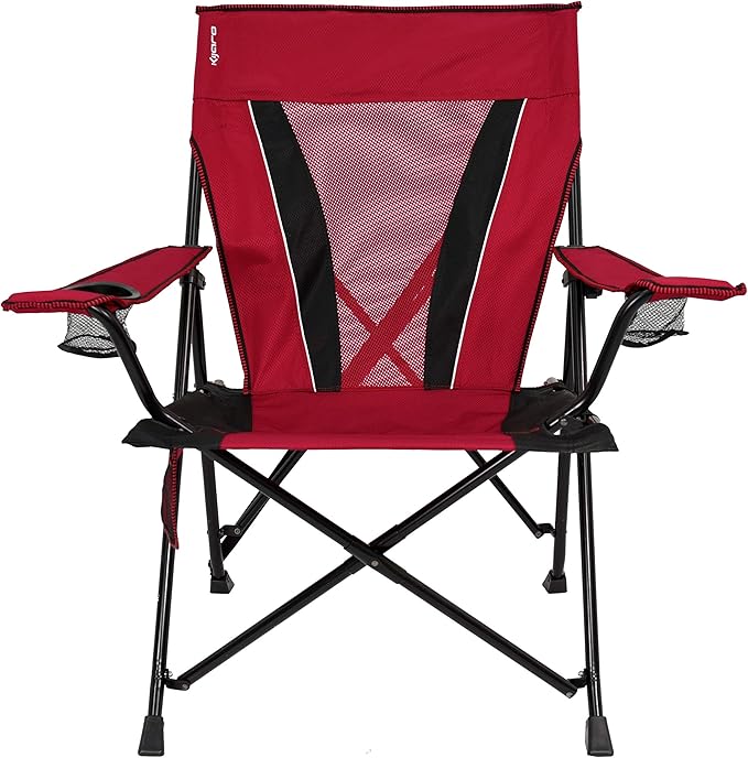 Kijaro XXL Dual Lock Portable Camping Chair - Supports Up to 400lbs - Enjoy The Outdoors in a Versatile Folding Sports &amp Outdoor Chair