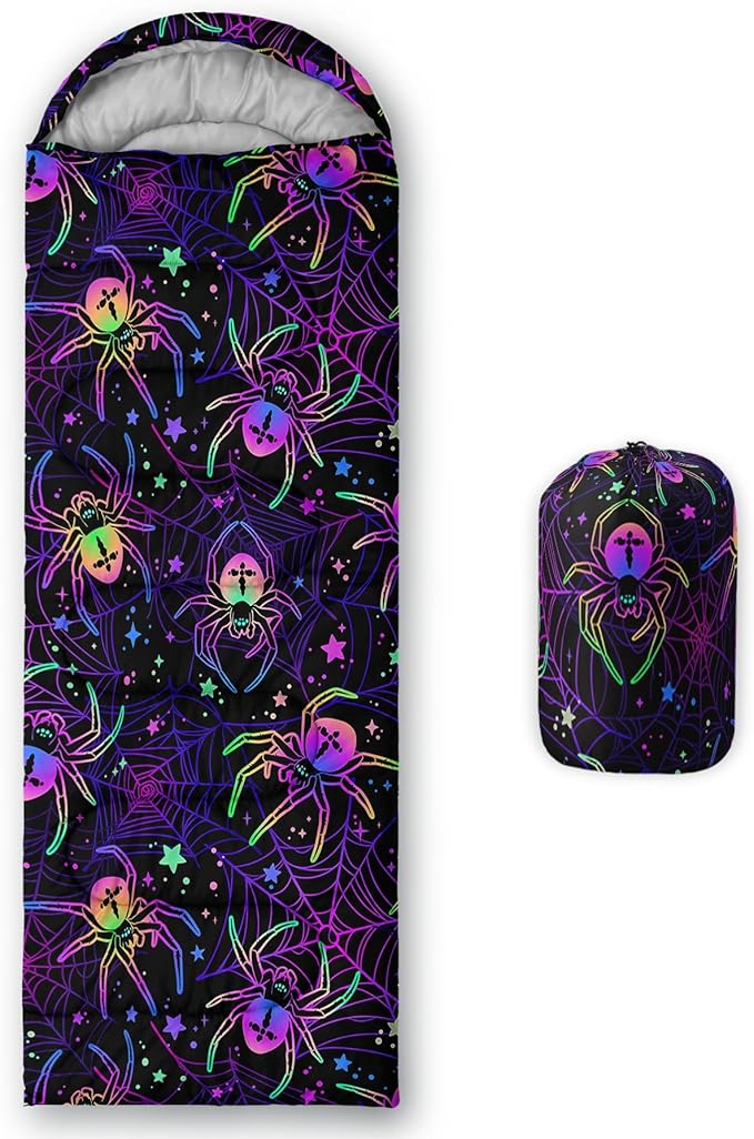 Axolotl Unicorn Sleeping Bag for Kids Boys Girls–Lightweight Warm Cold Weather Sleeping BagsWaterproof Portable Sleeping Bag with Compression Sack for Camping Backpacking Outdoor Indoor