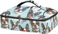 Casserole Carrier Dog Wearing GlassesInsulated Casserole Carrier for Hot or Cold Food Thermal Lunch Tote for Potluck Parties Picnic Beach Fits 9 x 13 Inches Baking Dish