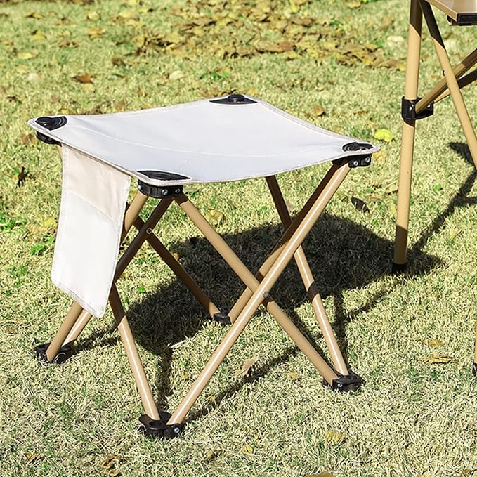 Camping Stool Folding Samll Chair Portable Stool for Camping Fishing Hiking Gardening Camping Chair with Carry Bag