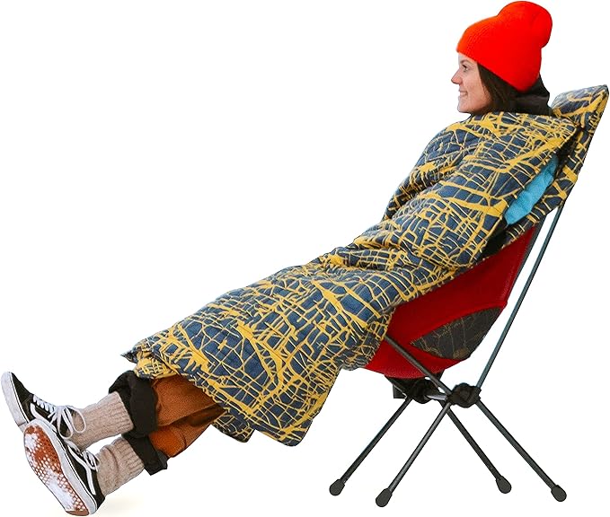 Helinox Toasty Wraparound Hooded Blanket Savanna/Playa Flow Line
