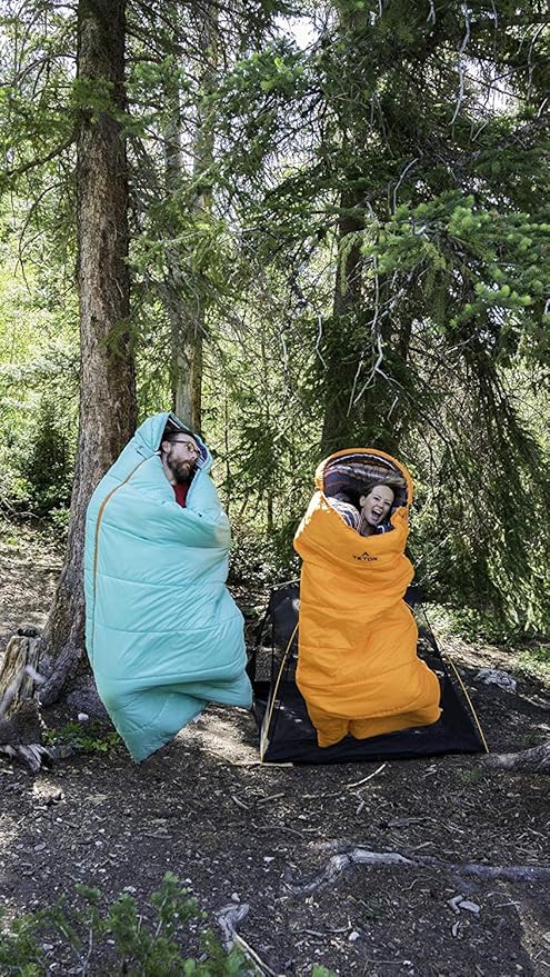 Teton Celsius Regular 25F 20F 0F Degree Sleeping Bags All Weather Bag for Adults and Kids Camping Made Easy and Warm Travel Sack Included