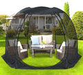 Alvantor Pop Up Screen Tent House Room Instant Outdoor Camping Canopy Sun Shelter Gazebo for Patio Backyard &amp Deck Privacy Tent(2-10 People 8'x8' 10'x10' 12'x12')