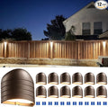 LEONLITE 12-Pack Update 5CCT Low Voltage LED Deck Lights 250LM Ultra Bright Fence Down Light 12-24V AC/DC Anti Glare Step Railing Light CRI90 1800K/2700K/3000K/4000K/5000K IP65 Oil Rubbed Bronze