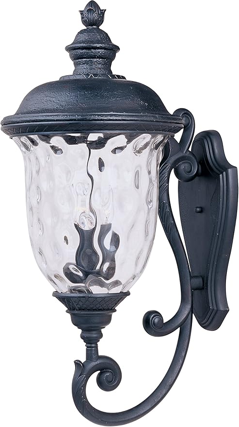 Maxim Carriage House DC-3 Light Outdoor Wall Lantern in Early American style-14 Inches Wide by 31 inches high