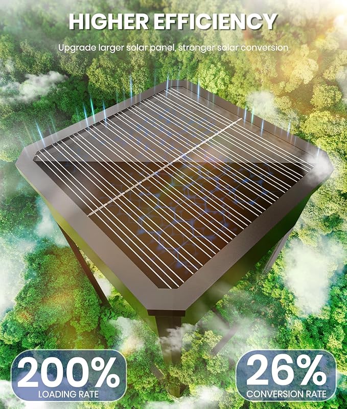 8 Pack Bright Solar Pathway Lights IP65 Waterproof Outdoor Garden Path Lights Solar Powered for Yard Lawn Walkway Driveway Landscape Lighting (Cool White)