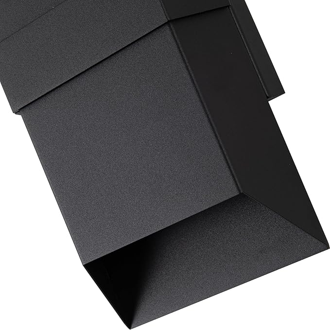 Outdoor Lights Fixture Twins Modern Led Wall Sconce Indoor Black Exterior Wall Lights for House Front Porch Light Outdoor Wall Mount Patio Lights Fixture for Garage Yard 3000K