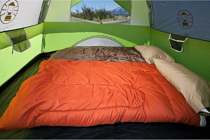 Coleman Sundome Camping Tent with Rainfly 2/3/4/6 Person Tent Sets Up in 10 Mins Weatherproof Shelter for Camping Festivals Backyard Sleepovers &amp More
