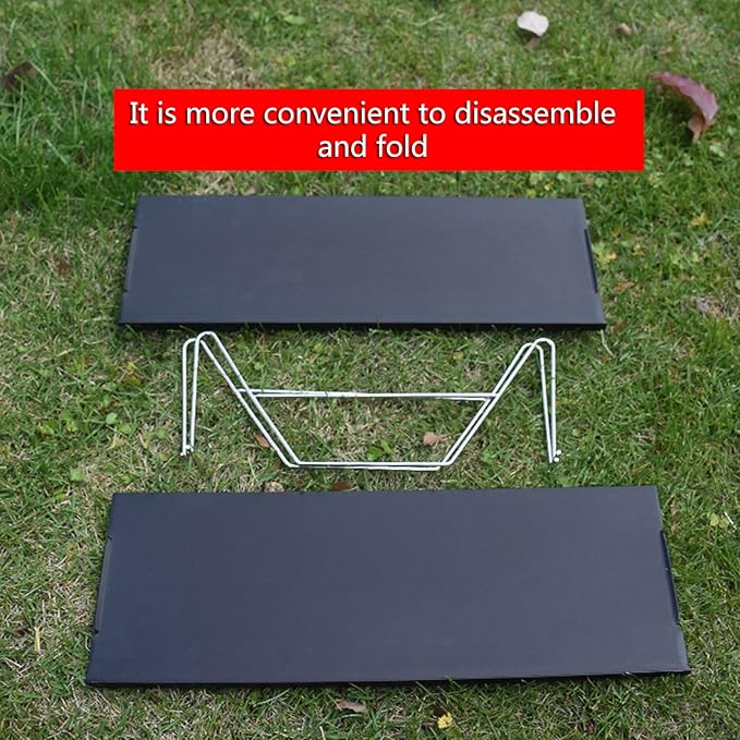 Foldable Camping Table Camping Table Portable Folding Camping Side Table Aluminum Tables Top Waterproof Travel Table Fold Up Lightweight Table